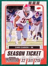 Chris Carson - 2021 Panini Contenders Draft Picks #63 - Oklahoma Football Card