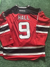 Authentic Taylor Hall New Jersey Devils Jersey Size XL Autographed!