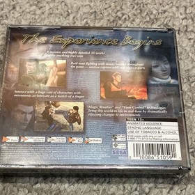 Shenmue Dreamcast FACTORY SEALED slight imperfections 