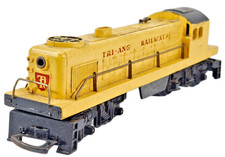 Tri-ang R155 OO Gauge Yellow Diesel Switcher Transcontinental Rare Runner Unbox.