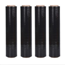 4 Rolls 18" x 1500FT Pallet Wrap Stretch Film Hand Shrink Wrap Self-adhering NEW