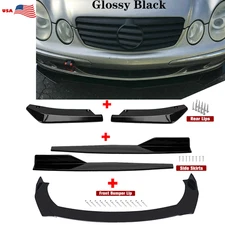 Front Bumper Lip Chin Spoiler Body Kit Splitter Side Skirt For Mercedes-Benz T