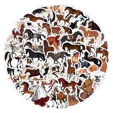 60PCS Horse Stickers Riding for Kids Adults, Eikecy