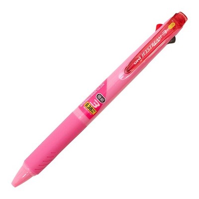 Uni Kugelschreiber Jetstream 3 Farbe Schwarz babyrosa