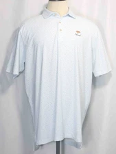 PETER MILLAR Crown Sport Old Fashioned Print Performance Mesh Polo Mens Size XL