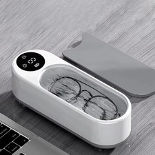 Ultrasonic Eyeglass Cleaning Machine Portable Automatic Jewelry Cleaner Device**