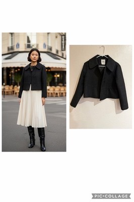 Love, Bonito Black Cropped Blazer Jacket size 4