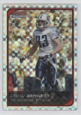 2006 Bowman Chrome X-Fractor 74/250 Drew Bennett #150 1q9