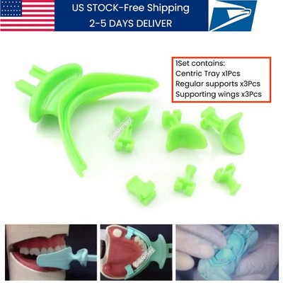 2Kits Dental BPS Centric Tray Occlusal Record Articulator Face Bow Implantology