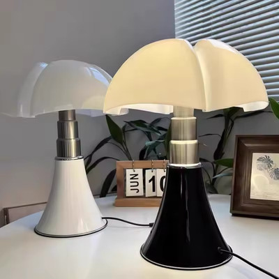 Italian Vintage Flower Table Lamp Retro Designer Bedside Study Decor Desk Light