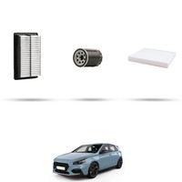 Hoffcar Wartungsset - 3 Filter FüR Hyundai I30 (Pd, Pde) 1.0 T-Gdi 88KW Ab 201
