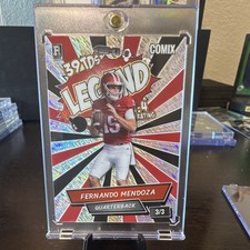 Wild Card 2025 Comix Fernando Mendoza Legend Rookie Football Serial Numbered 3/3