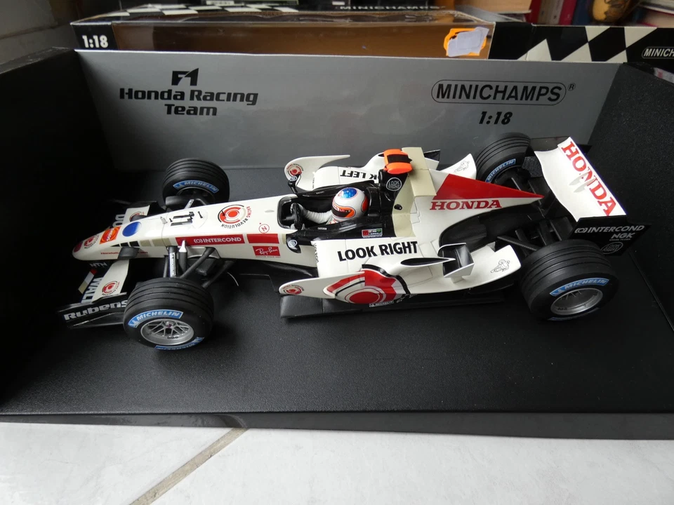 Honda F1 Team RA106 Rubens Barrichello #11 2006 1/18 Minichamps F1 Formula 1 - Immagine 2 di 4