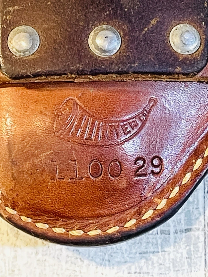 Hunter Company Leather Holster 1100 29 For 2” Barrel S&W Revolvers RARE - Image 3 of 4