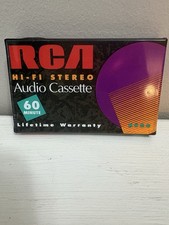 RCA Blank Cassette Brand New  60 Min