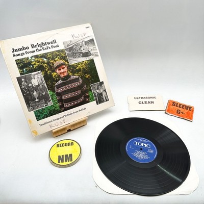 Jumbo Brightwell- Songs From The Eel's Foot NM/G+ Ultrasonic Clean 1975