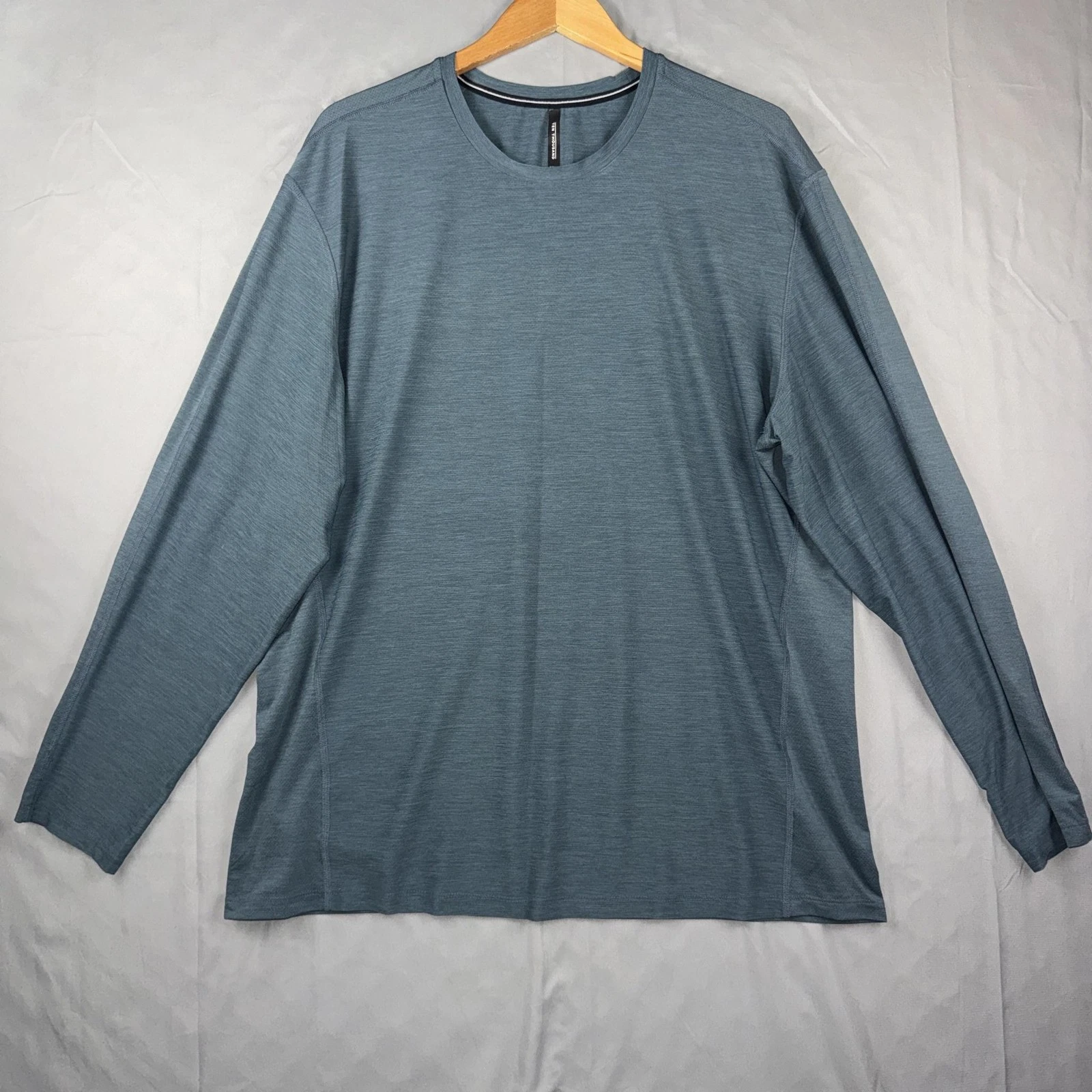 Ten Thousand The Versatile Shirt Mens 2XL Blue Long Sleeve Performance Athletic