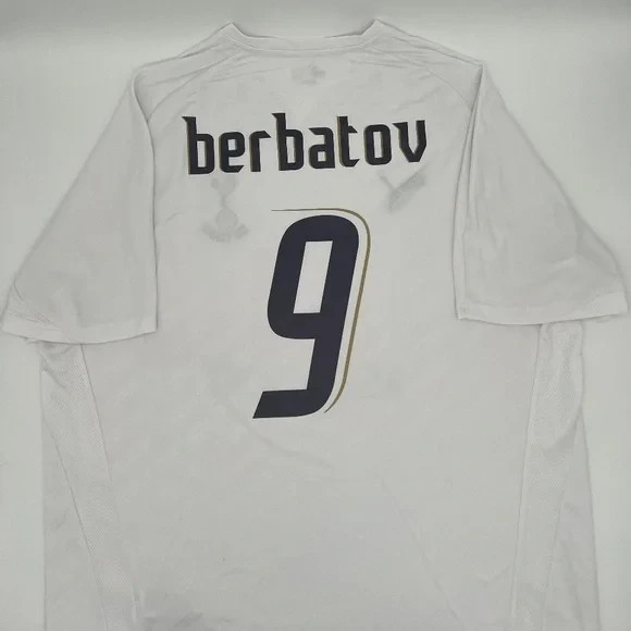 Berbatov #9 Tottenham 2007/2008 Home ORIGINAL Puma VTG Rare Soccer