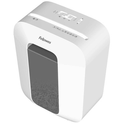 Fellowes Powershred LX50 Aktenvernichter Partikelschnitt P-4, 4 x 37 mm weiß