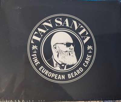 Tan Santa Beard Care Kit. Brand New, Sealed Box.