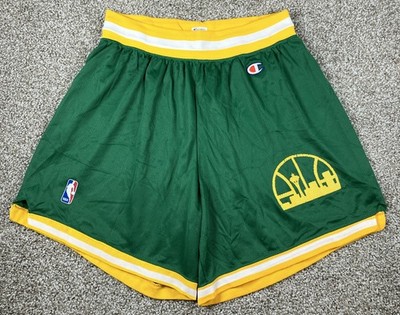 Vintage Seattle Supersonics Champion Shorts NBA Mens 40-42 XL 80s 90s Basketball