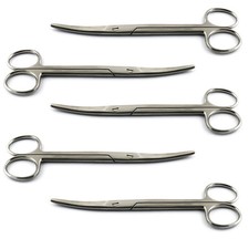 5 Pcs Mayo Scissors Straight Curved Str 17 Cm Surgical Operating 5 Pcs Mayo Scissors Straight Curved Str 17 Cm Surgical Operating