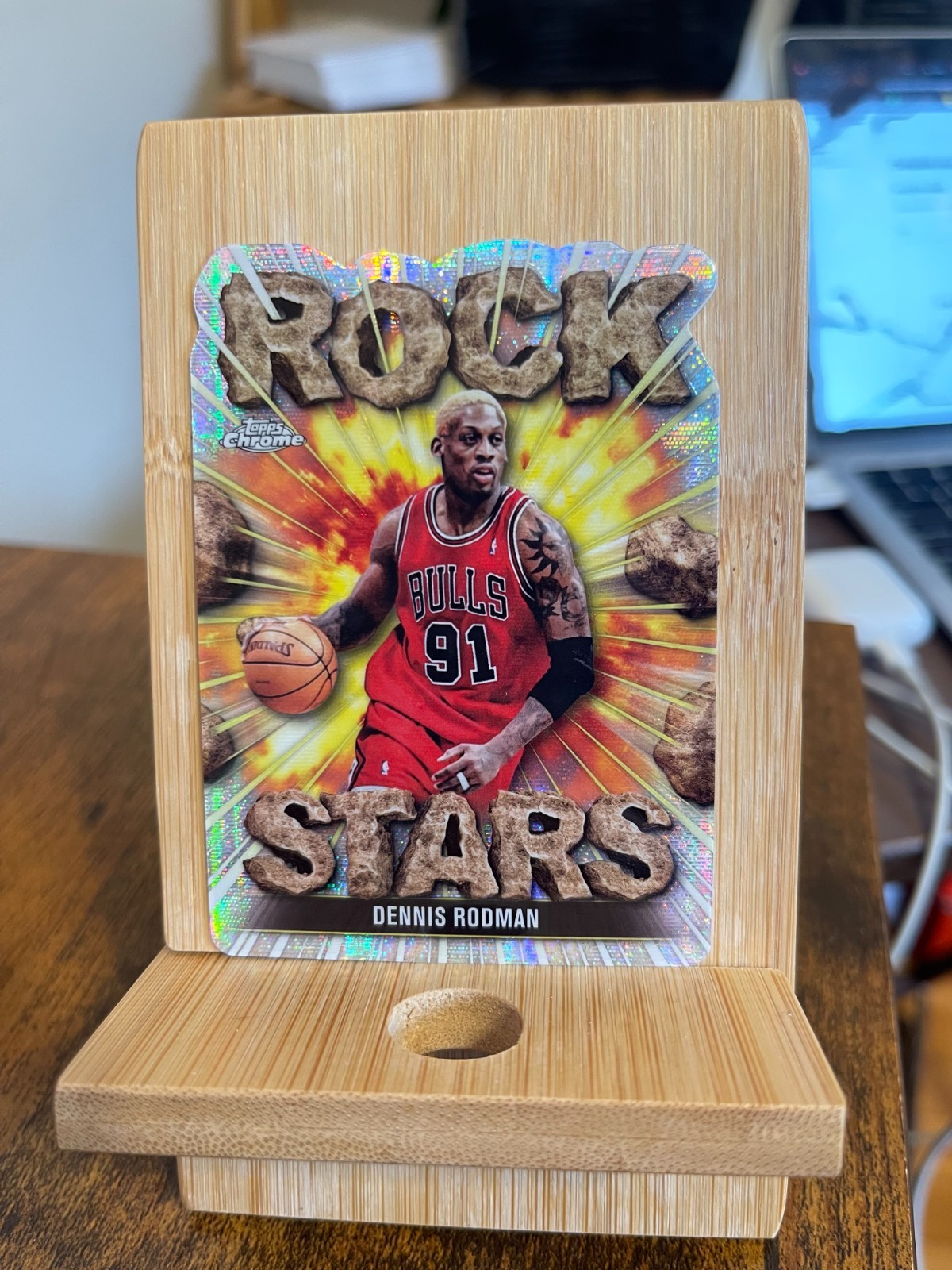 2025-26 Topps Chrome Dennis Rodman ROCK STARS #RS-12 SSP CASE HIT NM 🔥🪱