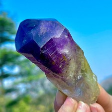 211G Natural Amethyst Cluster Quartz Crystal Backbone Mineral Specimen Healing