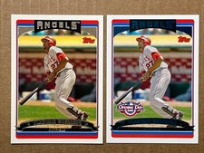 Vladimir Guerrero 2006 Topps Base & OpeningDay Blue Foil Parallel Baseball Cards