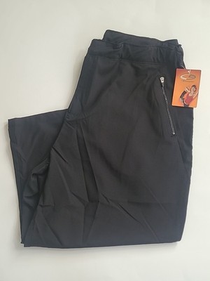 Champion Womens Active Capris XL Black Polyester Athletic NWT