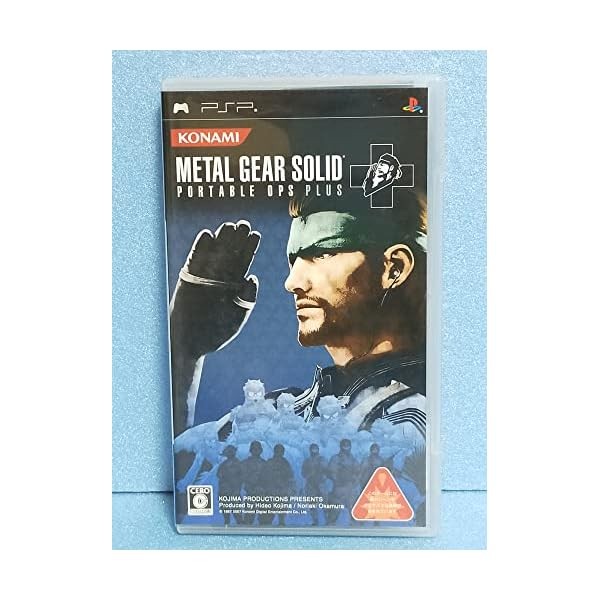 PSP Metal Gear Solid Portable Ops + Official Collectible Exclusive Authentic