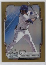 2019 Bowman Sterling Prospect Gold Refractor 27/50 Julio Pablo Martinez 0l44