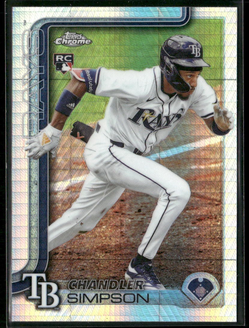 2025 Topps Update Chrome - Prism Refractor - Chandler Simpson #USC179 (RC)