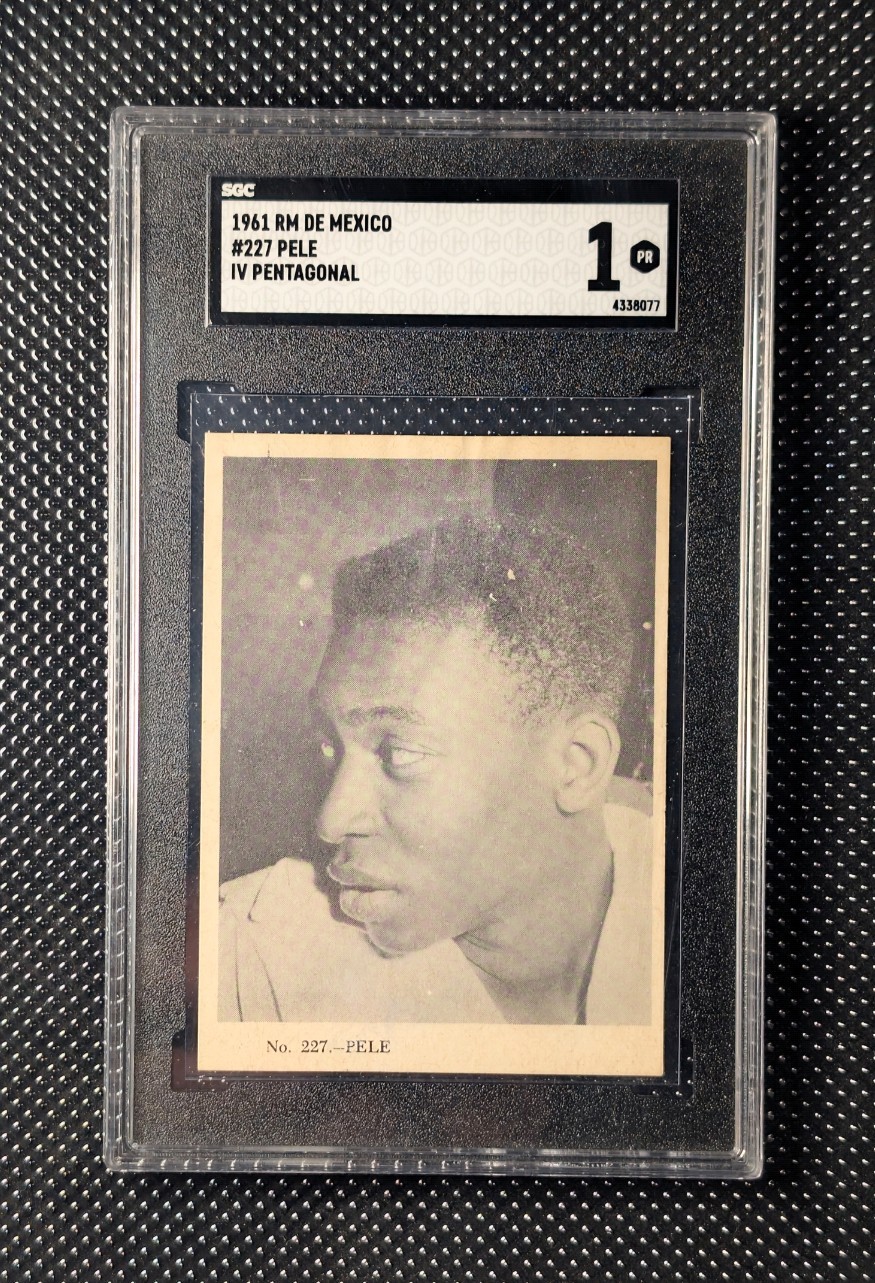 1961 RM De Mexico PELE IV PENTAGONAL #227 SGC 1  RARE!