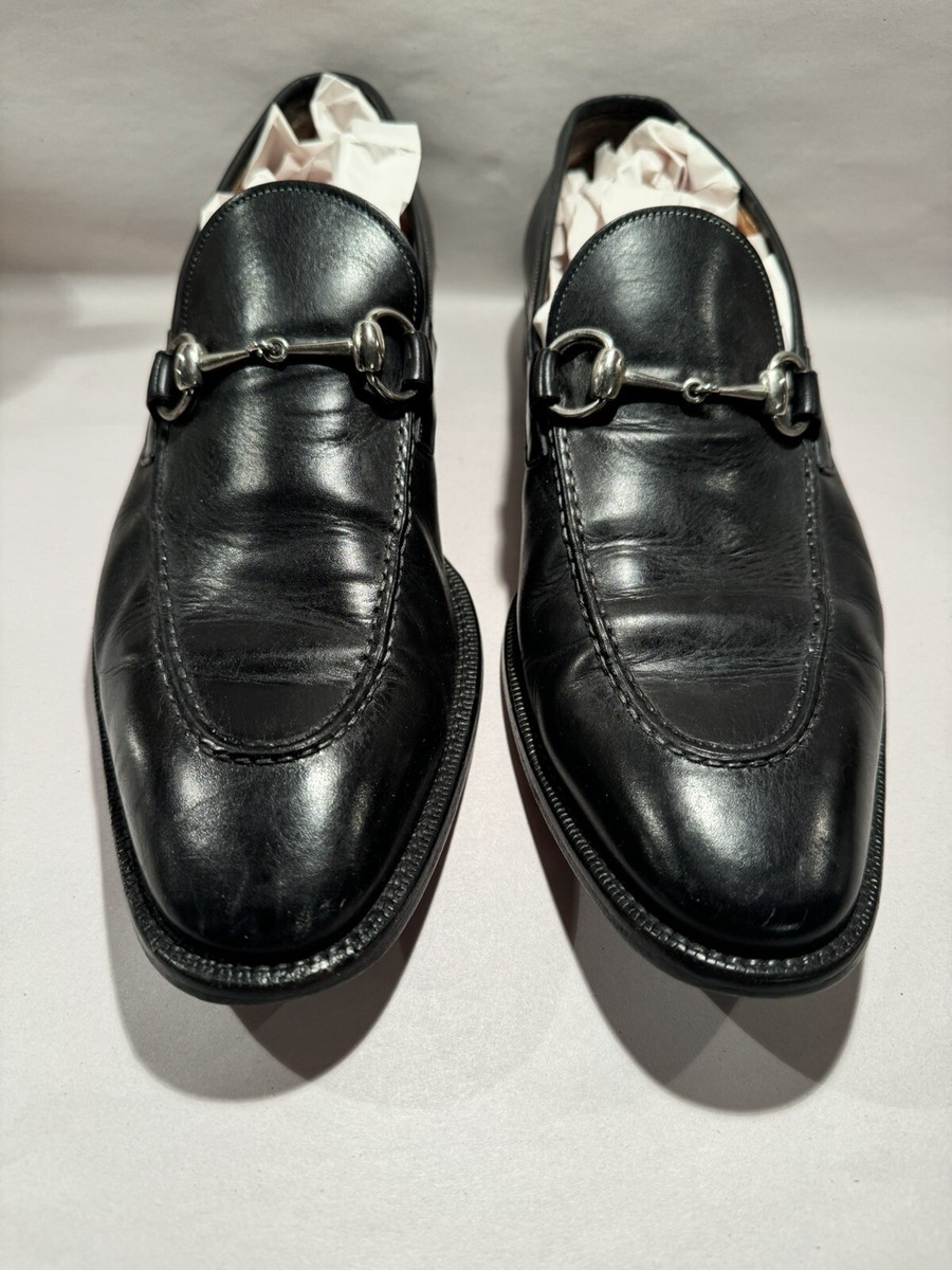 santoni black dress shoes Santoni Black Leather Venetian Loafers  Top Shelf Apparel