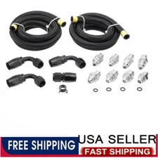 Universal Power Steering Pump Hose Kit For LS Swap Pressure Return Line LS1 LS3
