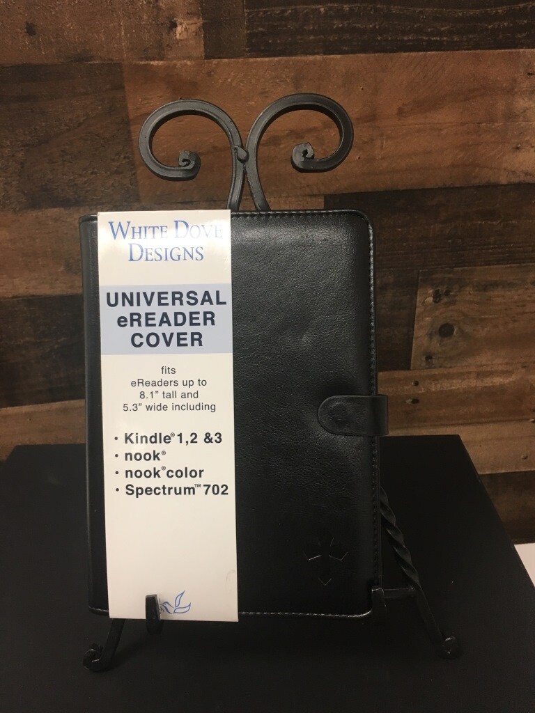 NWT White Dove Christian Cross Bible eReader Kindle 1 2 3 Nook Spectrum 702 Case-image