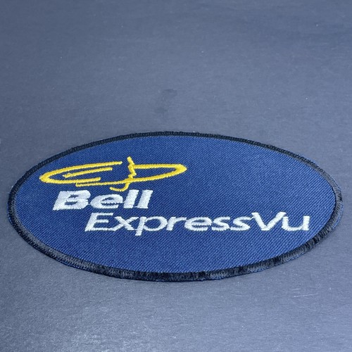 Vintage 2001 Bell ExpressVu Satellite Services Mitarbeiter gestickter Aufnäher Abzeichen - Bild 2 von 5