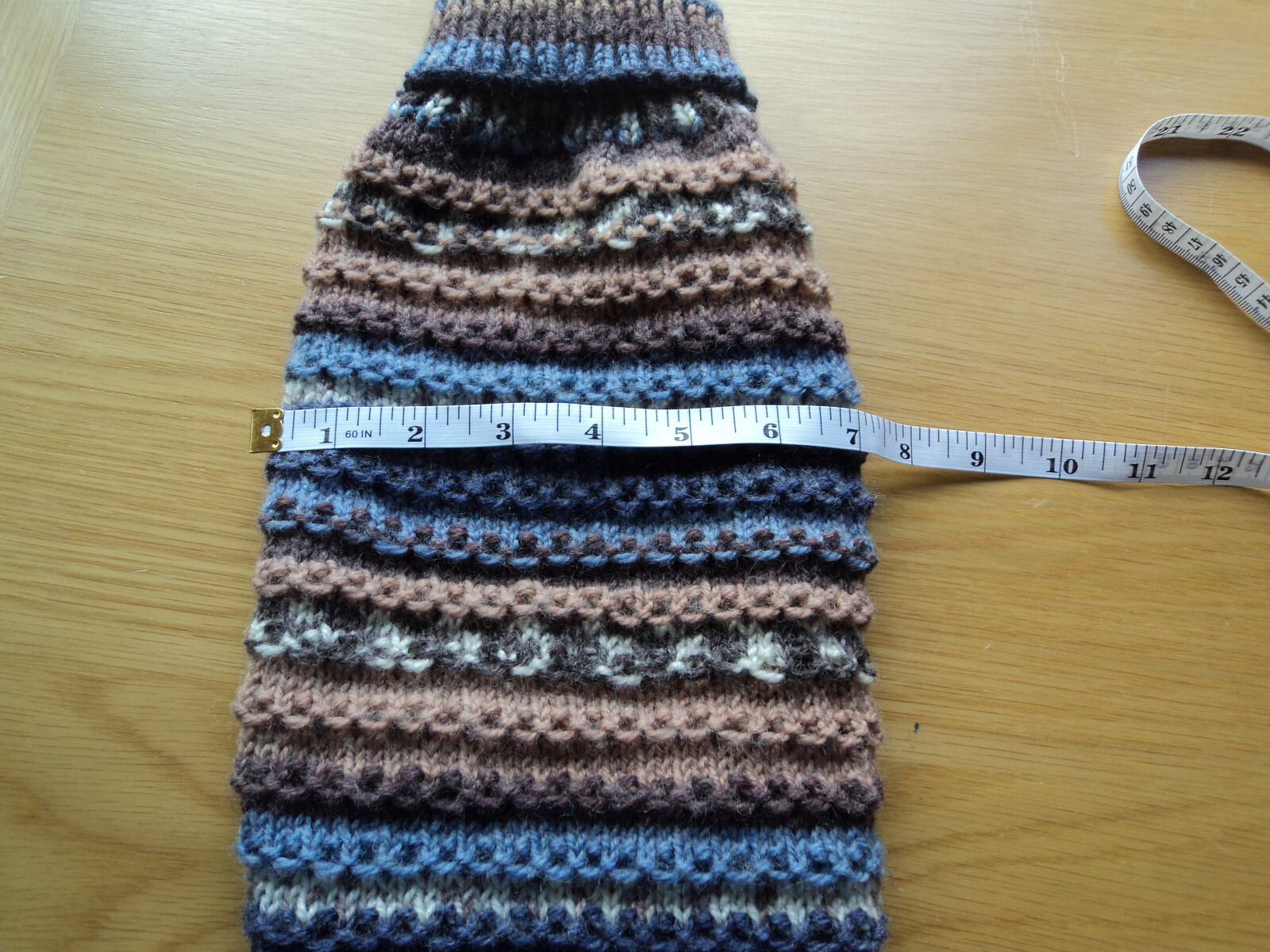 Hand Knitted 12 Inch Long Aran 49 Wool Dog/Cat Jumper Coat Chihuahua