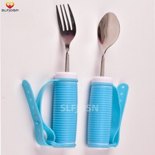 Bendable Adaptive Utensils For Elderly Arthritis Disabled Non-Slip Fork Spoon