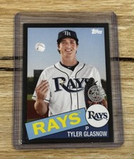 2020 Topps 35th Anniversary 1985 Tyler Glasnow /299 Black #85TB-45 Rays SP Rare