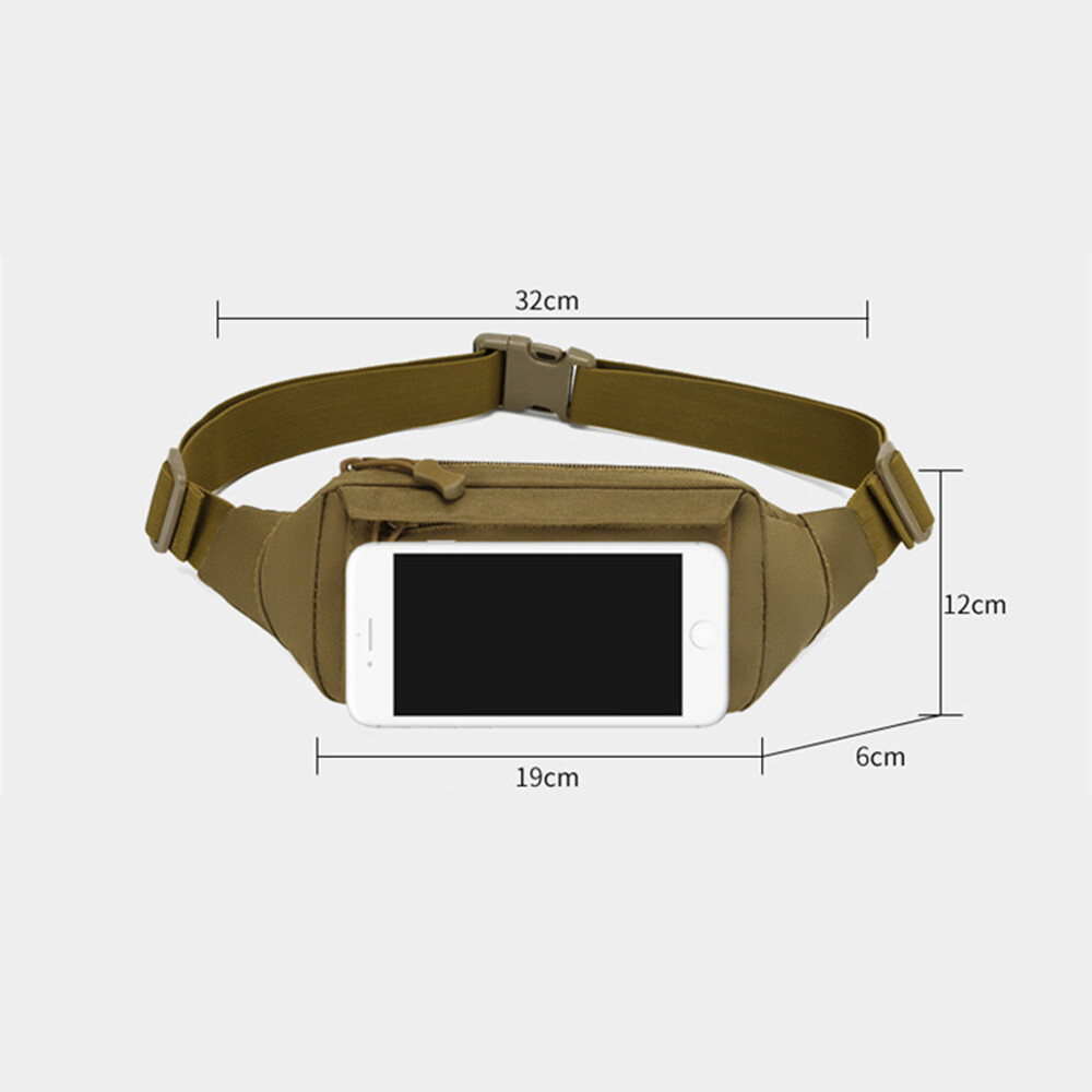 Men Waist Bag Tactical Nylon Fanny Pack Military Molle Travel Hip Belt
