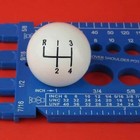 1956-62 Corvette 4 Speed White Shifter Knob, each