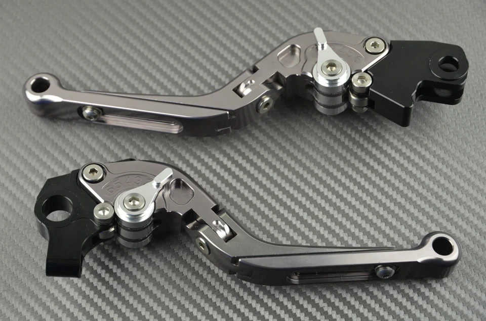 SANS MARQUE Leviers lever flip-up foldable repliable titanium Suzuki SV650 N 650 SV 2003-10
