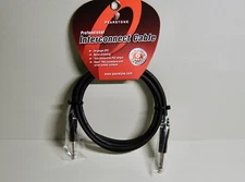 Interconnect Cable: 1/4 inch TRS Male to Male-6ft-Pearstone-24 Gauge-New in pkg