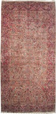 RRA 11x23 Semi-Antique Carpet Authentic Ivory Oriental Rug 11224