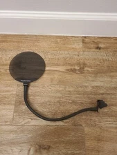 Pearstone PFMR- 5 Metal Round Pop Filter with Gooseneck - 5.25"