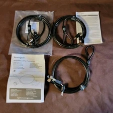 3 Kensington Microsaver 2.0 Keyed Laptop Locks Steel Cables