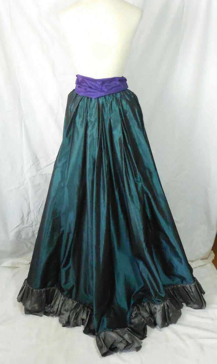 SAINT LAURENT Gonna camicia giacca vintage Yves St. Laurent Bergdorf Goodman 100% seta taffetà