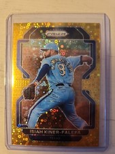 2022 Panini Prizm Choice Baseball ISIAH KINER-FALEFA gold donut SP-07/10-Texas